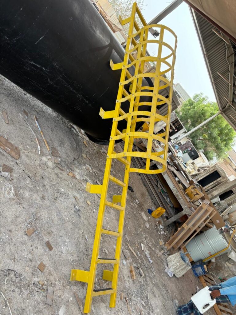 FRP caged access ladder