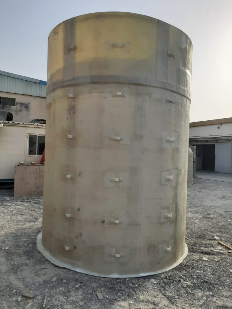 GRP chemical storage tank