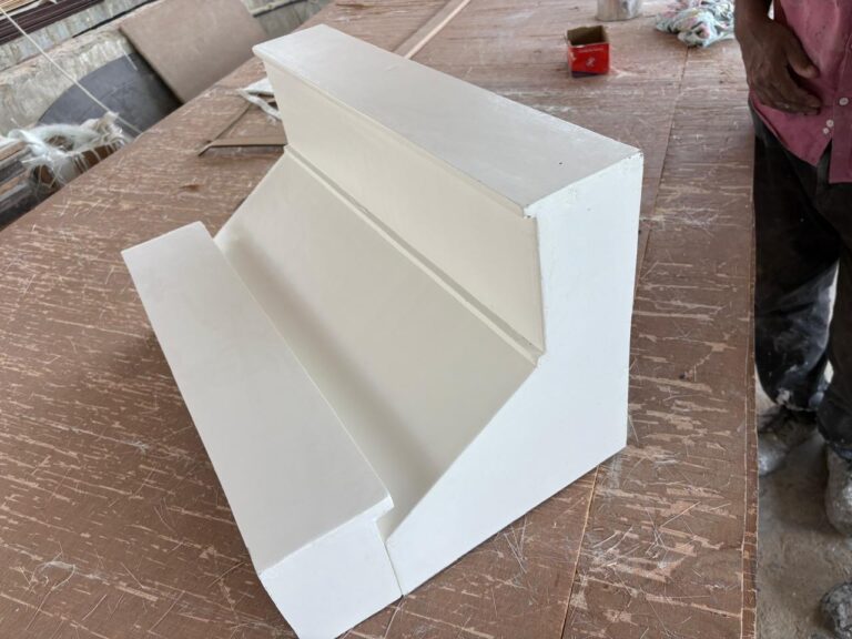 Moulded GRP gutter channel