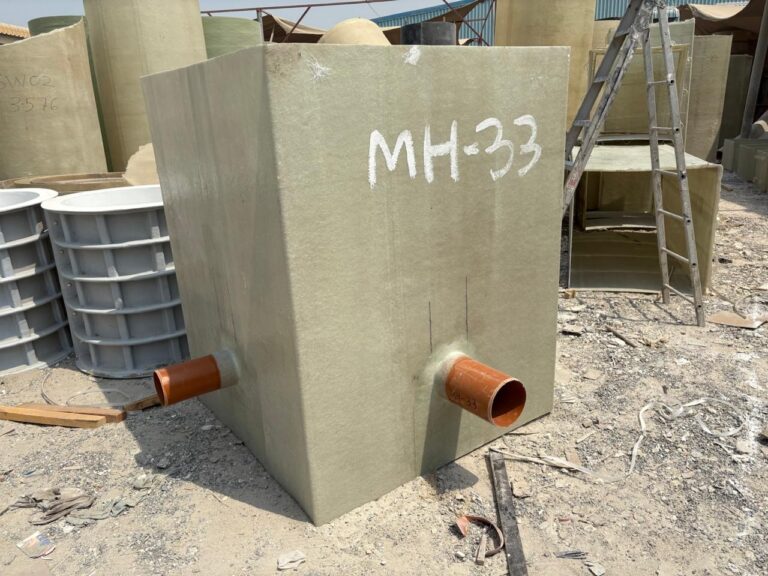 Manhole unit before despatch
