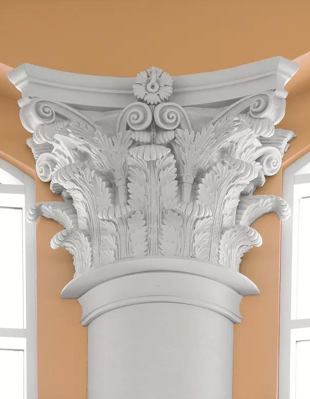 Corinthian capital, moulded detail