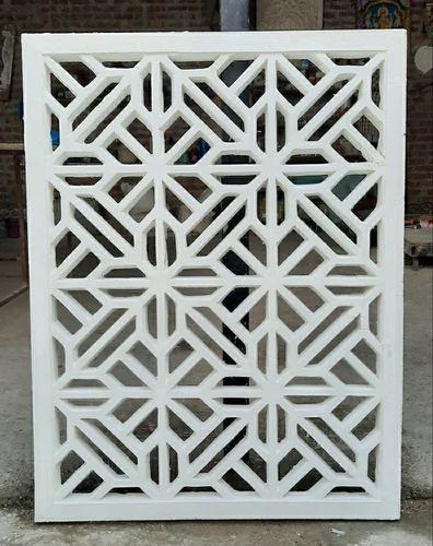 Geometric jali screen panel