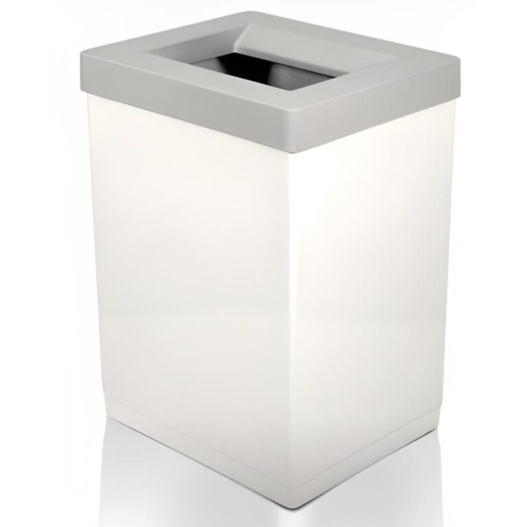 Square moulded litter bin